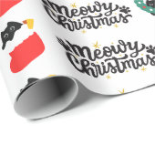 Meowy Christmas Geschenkpapier (Rolleneckpunkt)