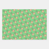 Meowy Christmas Geschenkpapier Set (Vorderseite 3)