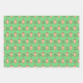 Meowy Christmas Geschenkpapier Set (Vorderseite)