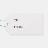 Meowy Christmas Holiday Cat Geschenkanhänger (Rückseite Horizontal)