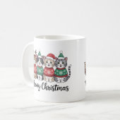 Meowy Christmas-Kaffee | Niedlich Holiday Cat Love Kaffeetasse