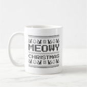 Meowy Christmas Kaffeetasse (Links)