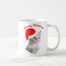 Meowy Christmas Kaffeetasse