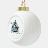 Meowy Christmas Keramik Kugel-Ornament (Rechts)