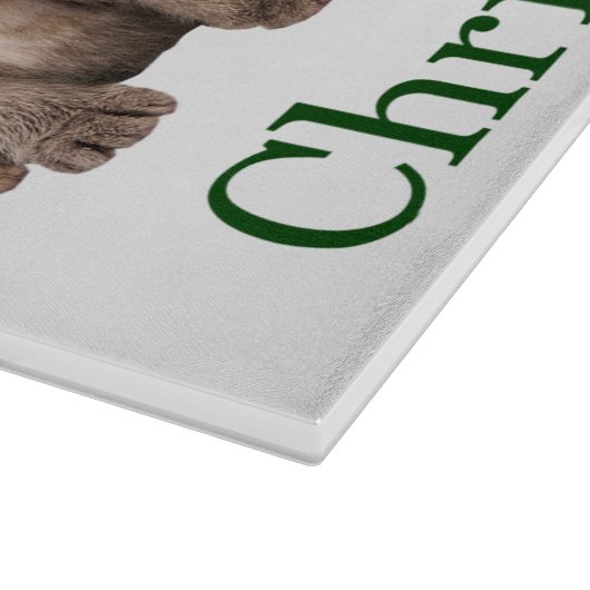 Meowy Christmas Kitten Cutting Board Schneidebrett (Ecke)