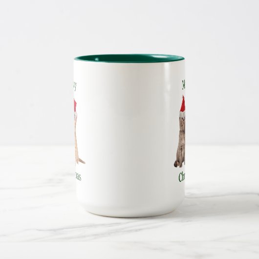 Meowy Christmas Kitten Tasse (Mittel)