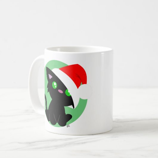 Meowy Christmas Kitty Tasse (Vorderseite Links)