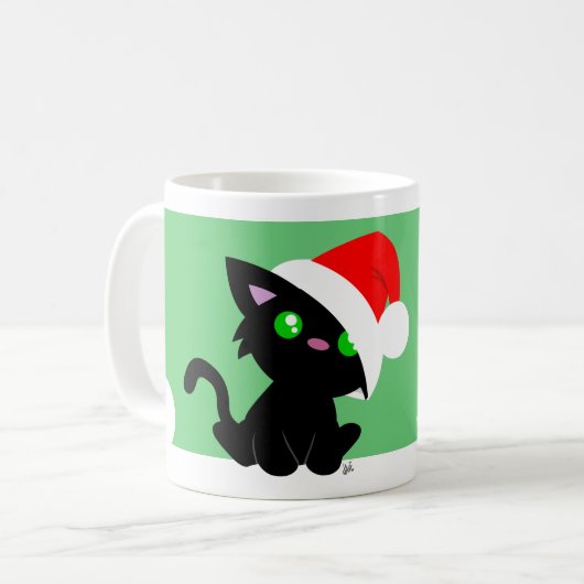 Meowy Christmas Kitty Tasse (Vorderseite Links)