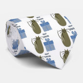 Meowy Christmas Krawatte (Gerollt)