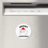 Meowy Christmas Magnet (In Situ (Geschirrspüler))