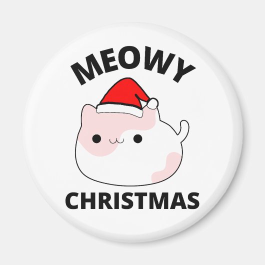 Meowy Christmas Magnet (Vorne)
