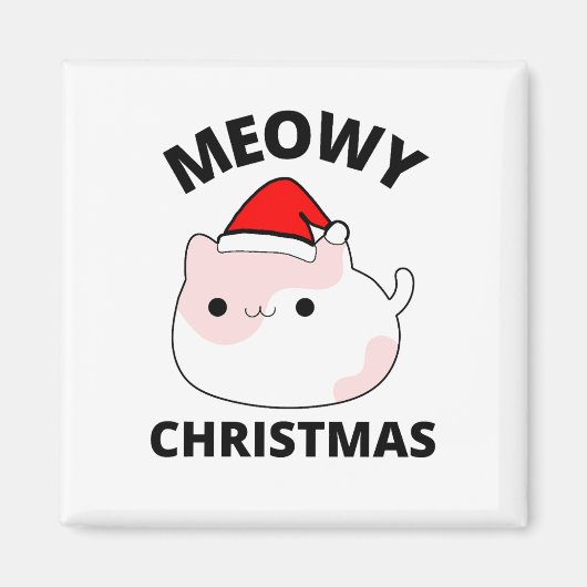 Meowy Christmas Magnet (Vorne)