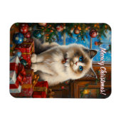 Meowy Christmas! Magnet (Horizontal)