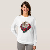 Meowy Christmas Maine Coon Cat  T-Shirt (Vorne ganz)