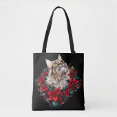 Meowy Christmas Maine Coon Cat  Tasche (Vorderseite)