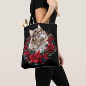Meowy Christmas Maine Coon Cat  Tasche (Von Nahem)