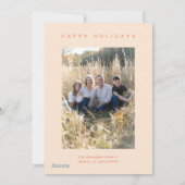 Meowy Christmas - Mischievous Feline Fun Feiertagskarte (Rückseite)