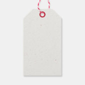 Meowy Christmas Niedlich Cat Geschenkanhänger (Rückseite)