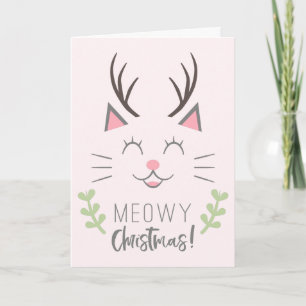 Meowy Christmas   Niedlich Cat Lovers Weihnachten