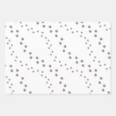 Meowy Christmas | Niedlicher Cat Pattern Urlaub Geschenkpapier Set (Vorderseite 2)