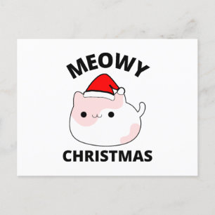 Meowy Christmas Postkarte