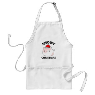 Meowy Christmas Schürze