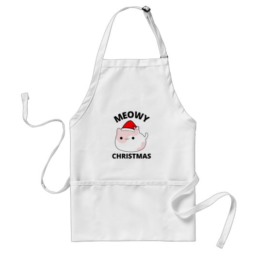 Meowy Christmas Schürze (Vorne)