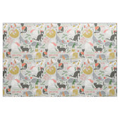 Meowy Christmas Stoff (Fat Quarter (45,7 x 55,9 cm))