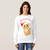 Meowy Christmas Sweatshirt (Vorne ganz)