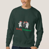 Meowy Christmas Sweatshirt (Vorderseite)