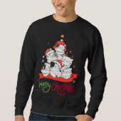 Meowy Christmas Sweatshirt (Vorderseite)