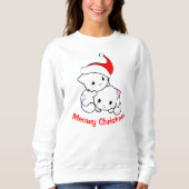 Meowy Christmas Sweatshirt (Vorderseite)