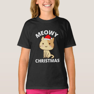 Meowy Christmas T - Shirt