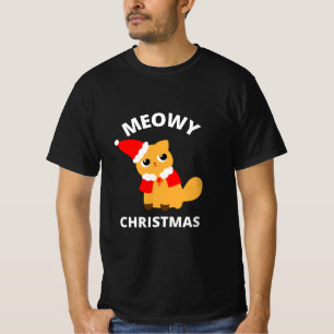 Meowy Christmas T-Shirt