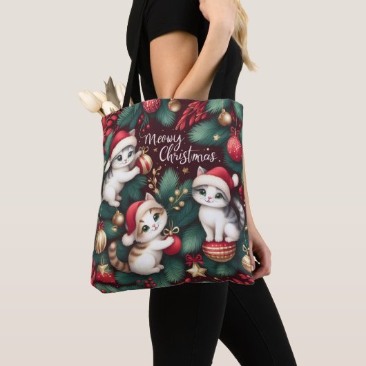 Meowy Christmas - Tasche (Von Nahem)