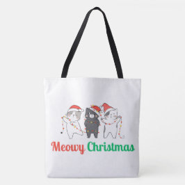 Meowy Christmas Tasche