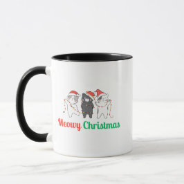Meowy Christmas Tasse