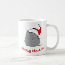 Meowy Christmas Tasse