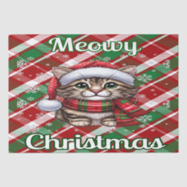 Meowy Christmas Tissue Paper Seidenpapier