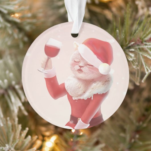 Meowy Christmas Toast Ornament (Baum)