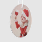 Meowy Christmas Toast Ornament (Vorderseite)