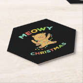Meowy Christmas Untersetzer (angewinkelt)
