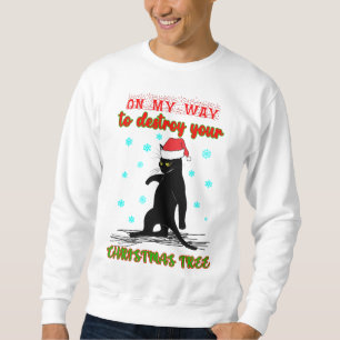 MEOWY CHRISTMAS, Weihnachtsgeschenk, Frohe Weihnac Sweatshirt