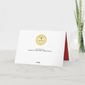 Meowy Christmouse Cat & Mouse Funny Christmas Card Karte (Rückseite)