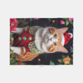 Meowy Fleecedecke (Vorderseite (Horizontal))