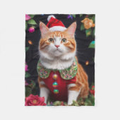 Meowy Fleecedecke (Vorderseite)