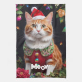 Meowy Geschirrtuch (Vertikal)