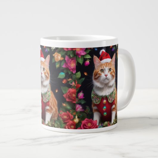 Meowy Jumbo-Tasse (Vorderseite Rechts)