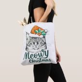Meowy kitty Christmas Tasche (Von Nahem)