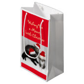 Meowy Little Christmas Geschenktasche Kleine Geschenktüte (Vorderseite Schrägansicht)